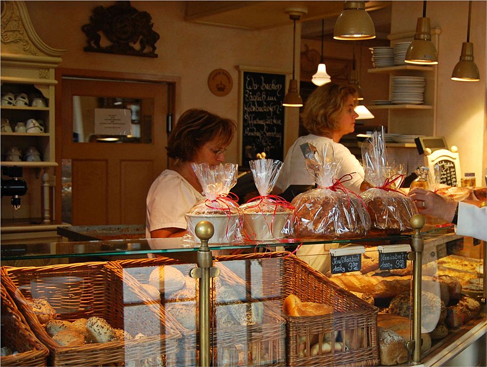 in der Weihnachtsbäckerei -