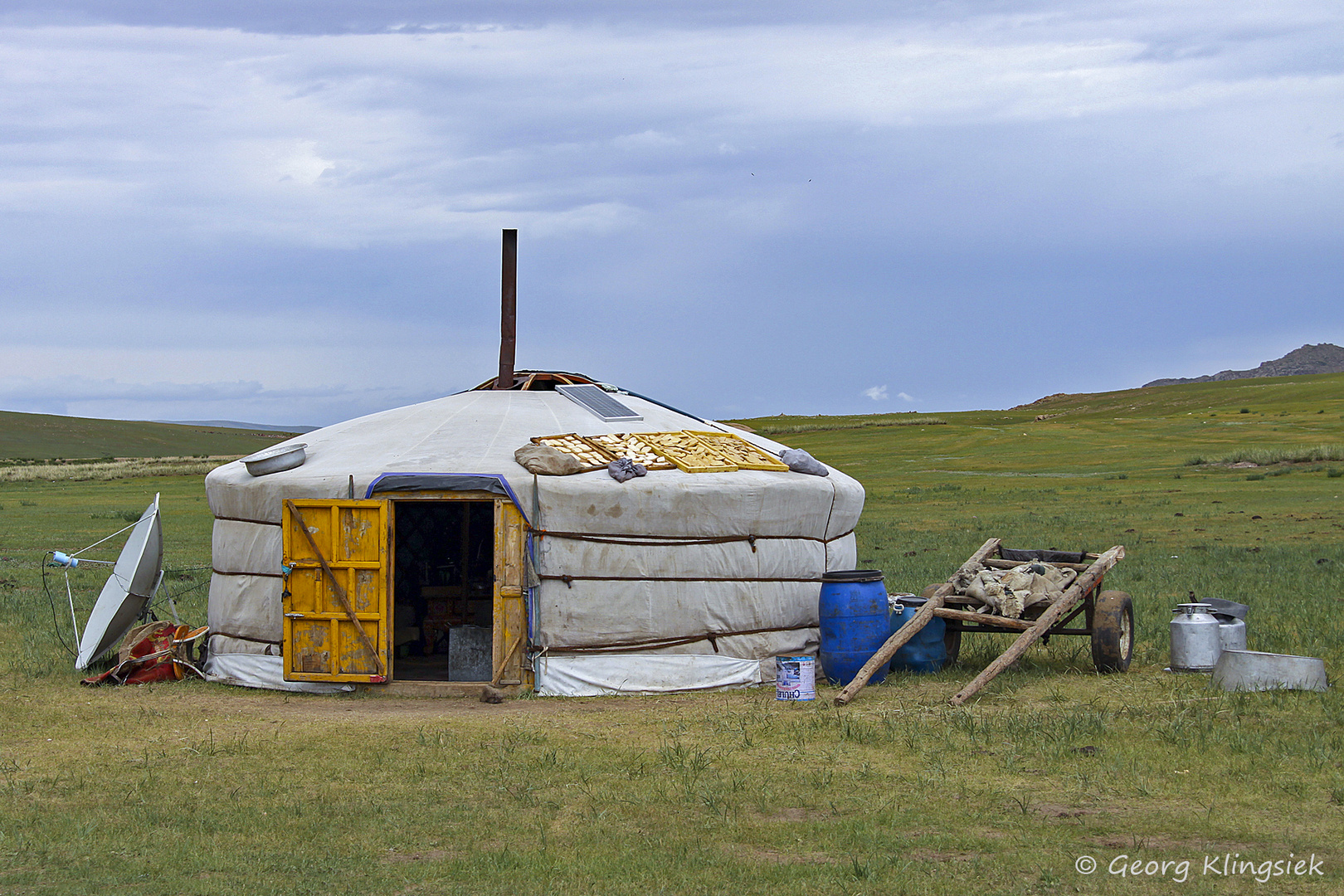 In der Weite der mongolischen Steppe … 