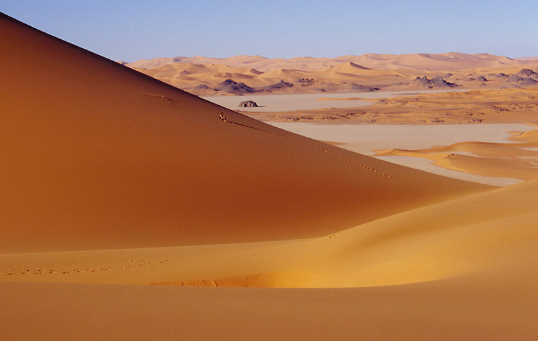 In der Weite der Sahara...