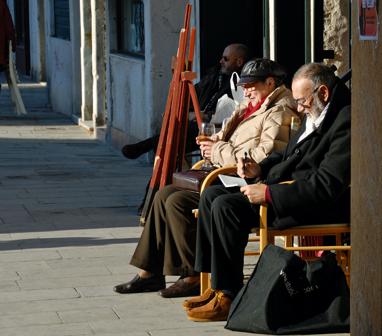 in der Wintersonne