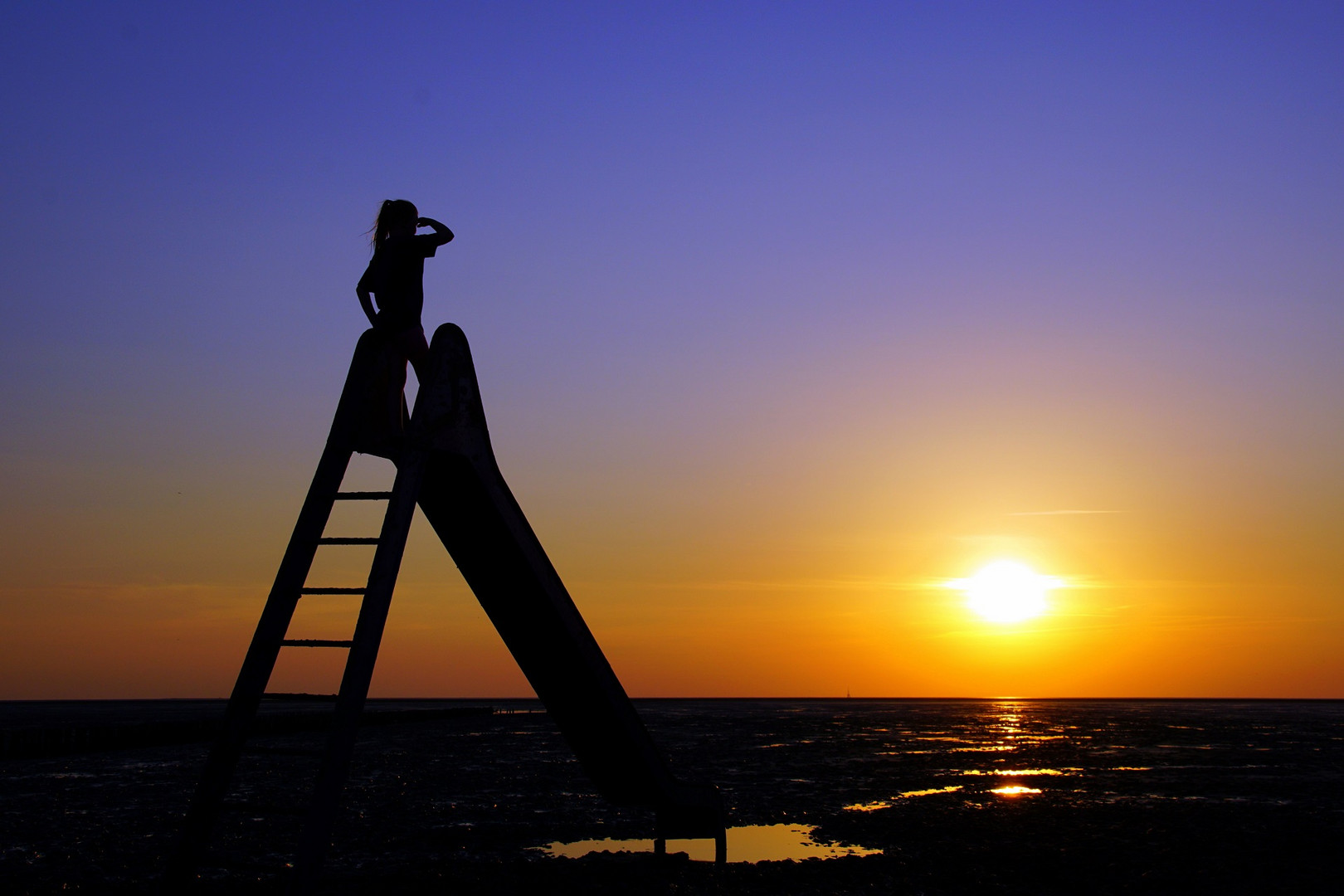 In die Ferne.... Foto & Bild nature, sunset, sonnenuntergang Bilder