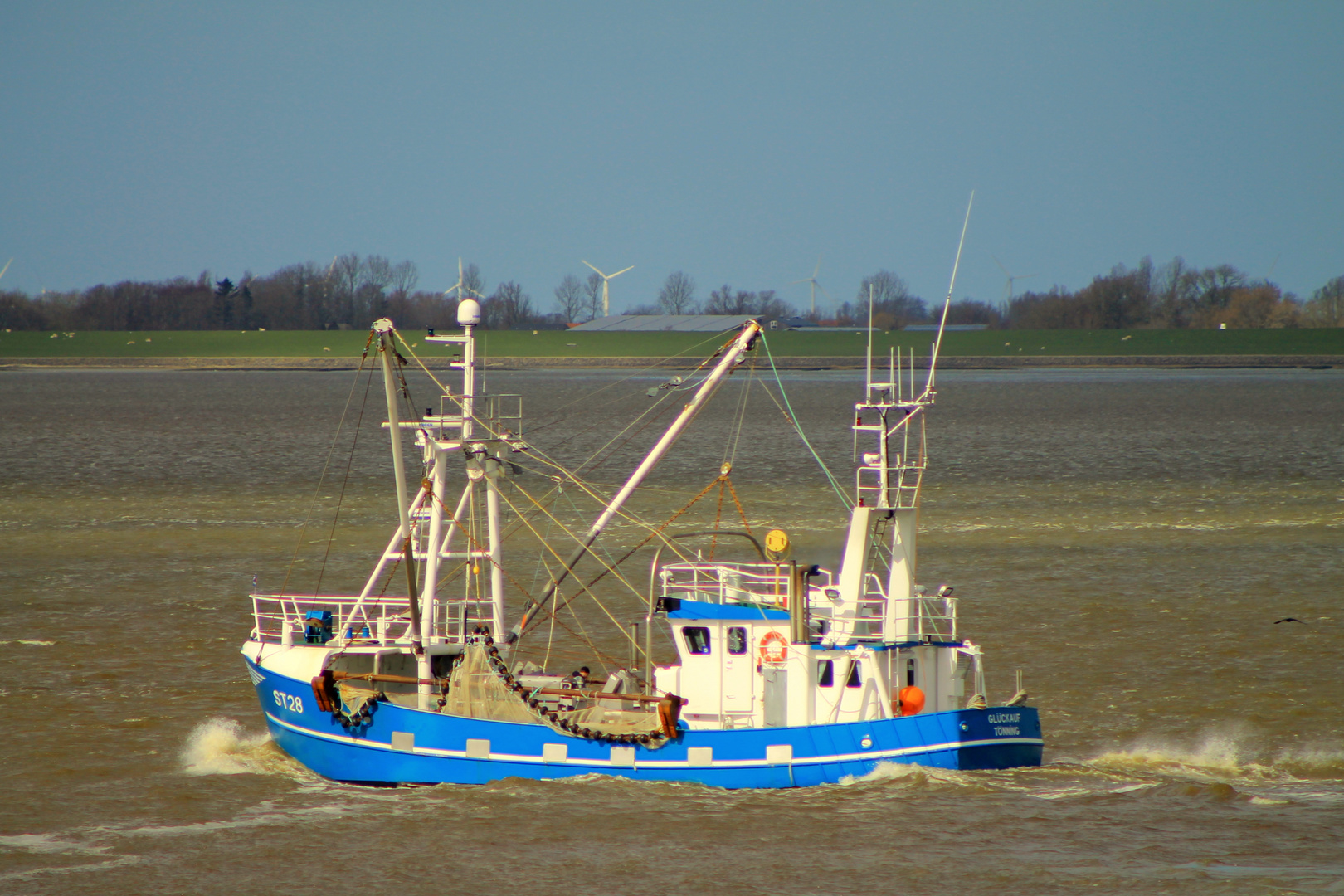 In die Nordsee zum Fangen