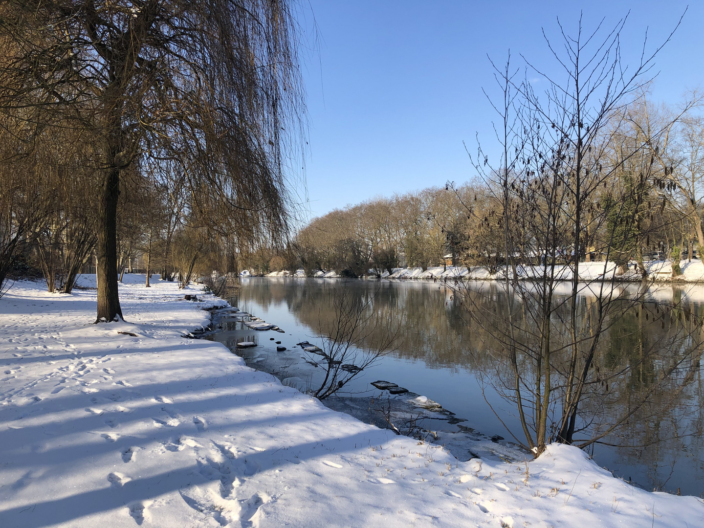 In diesem Jahr lag Schnee