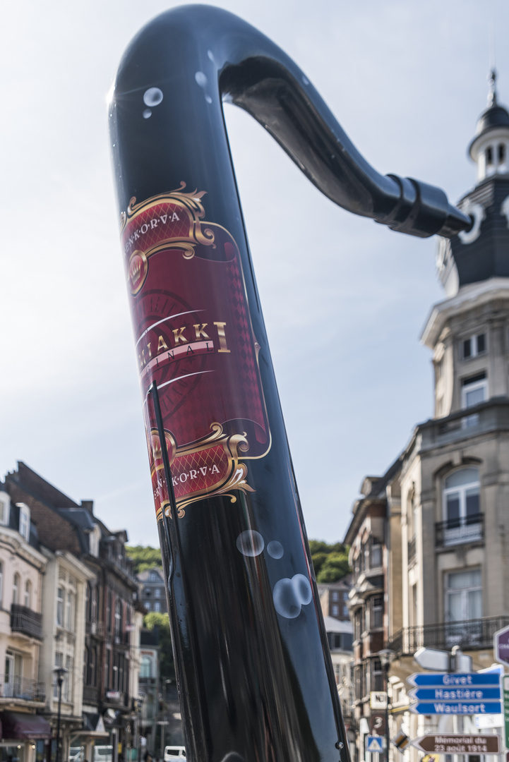 in Dinant/Belgien kann man auch das WE einblasen