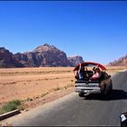 in direzione Wadi Rum