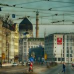 In Dresden auf dem Weg zur Gedenkstätte...Yenidze...