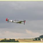 In Duxford fliegt man noch Tief.... Bf 109