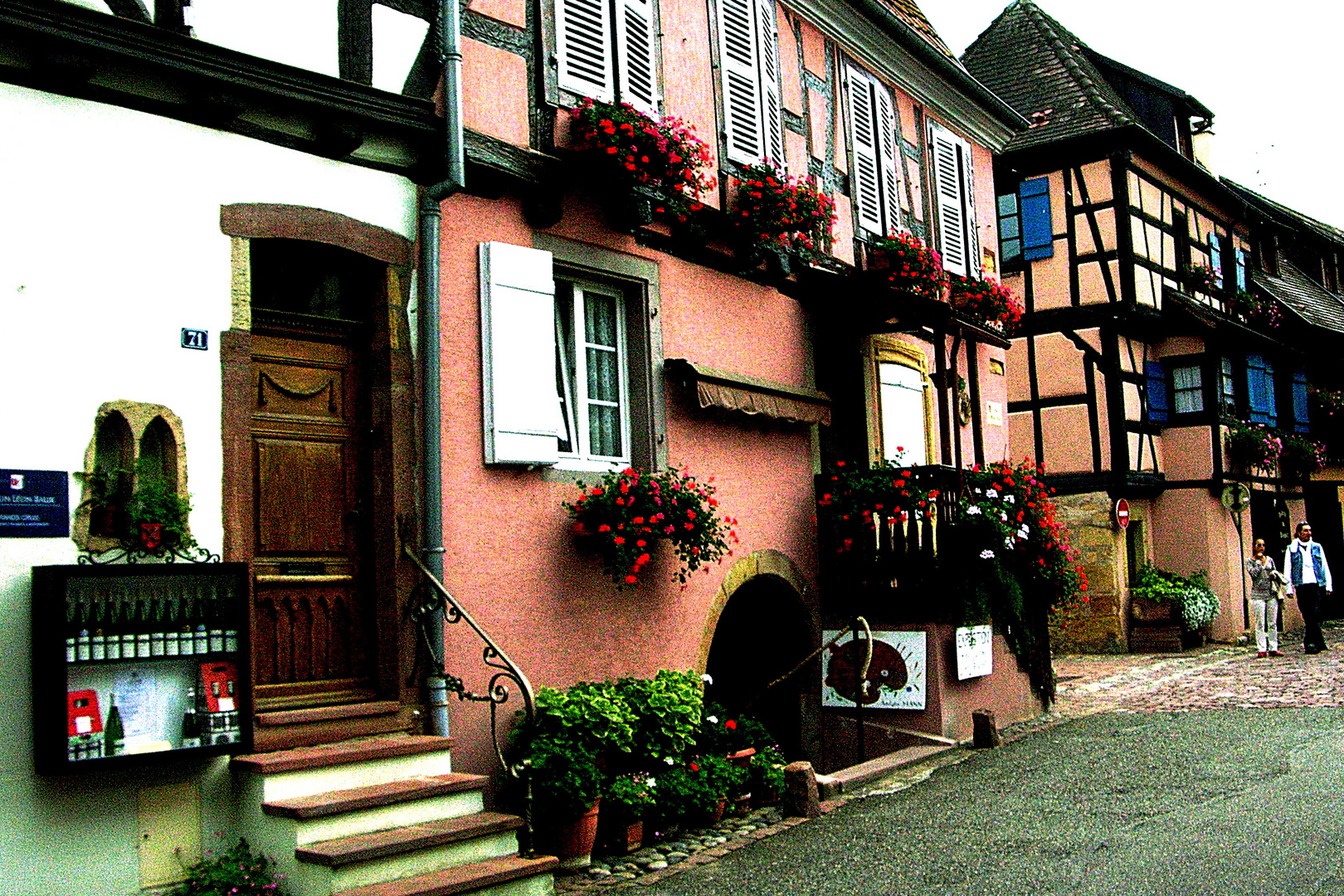 In Eguisheim - Ortsmitte