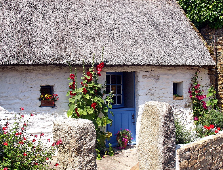 In einem alten Weberdorf in der Bretagne