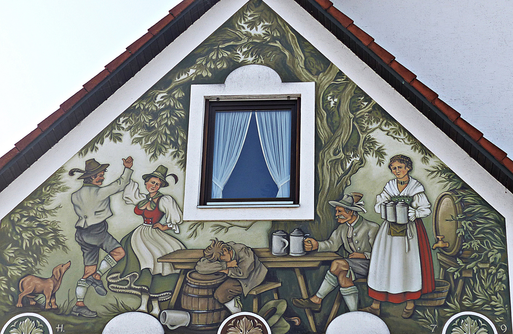 In einem bayerischen Wirtshaus