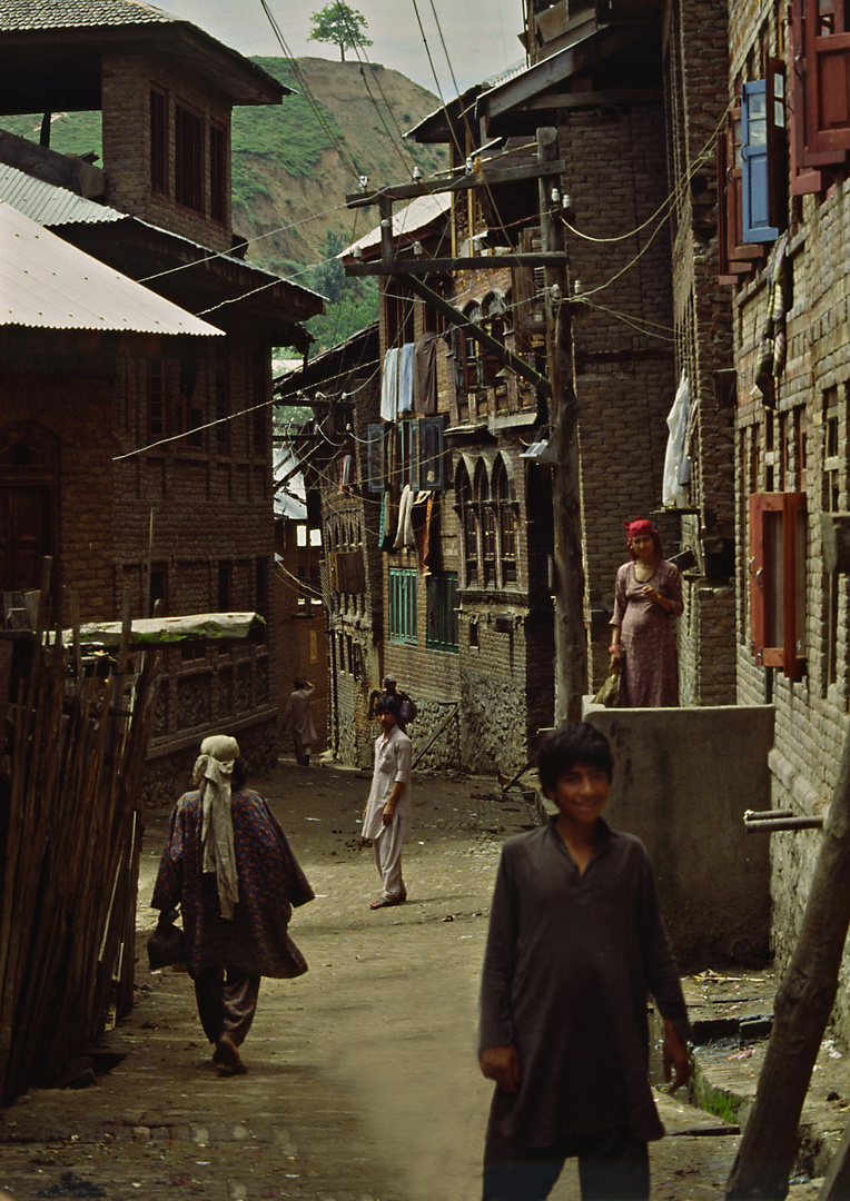 In einem Dorf bei Srinagar