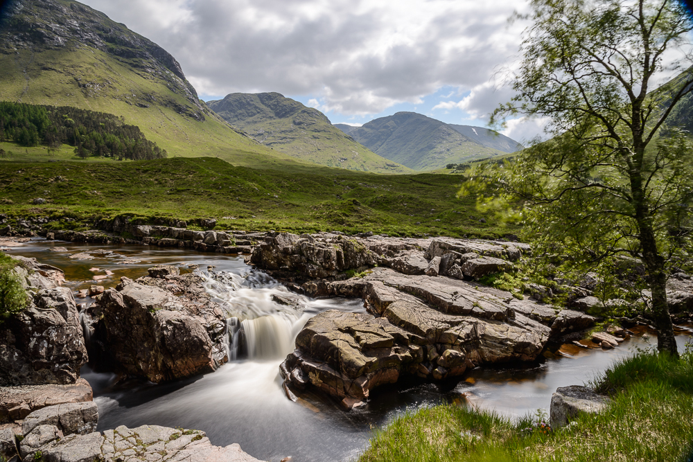 In einem einsamen Tal nähe Glencoe