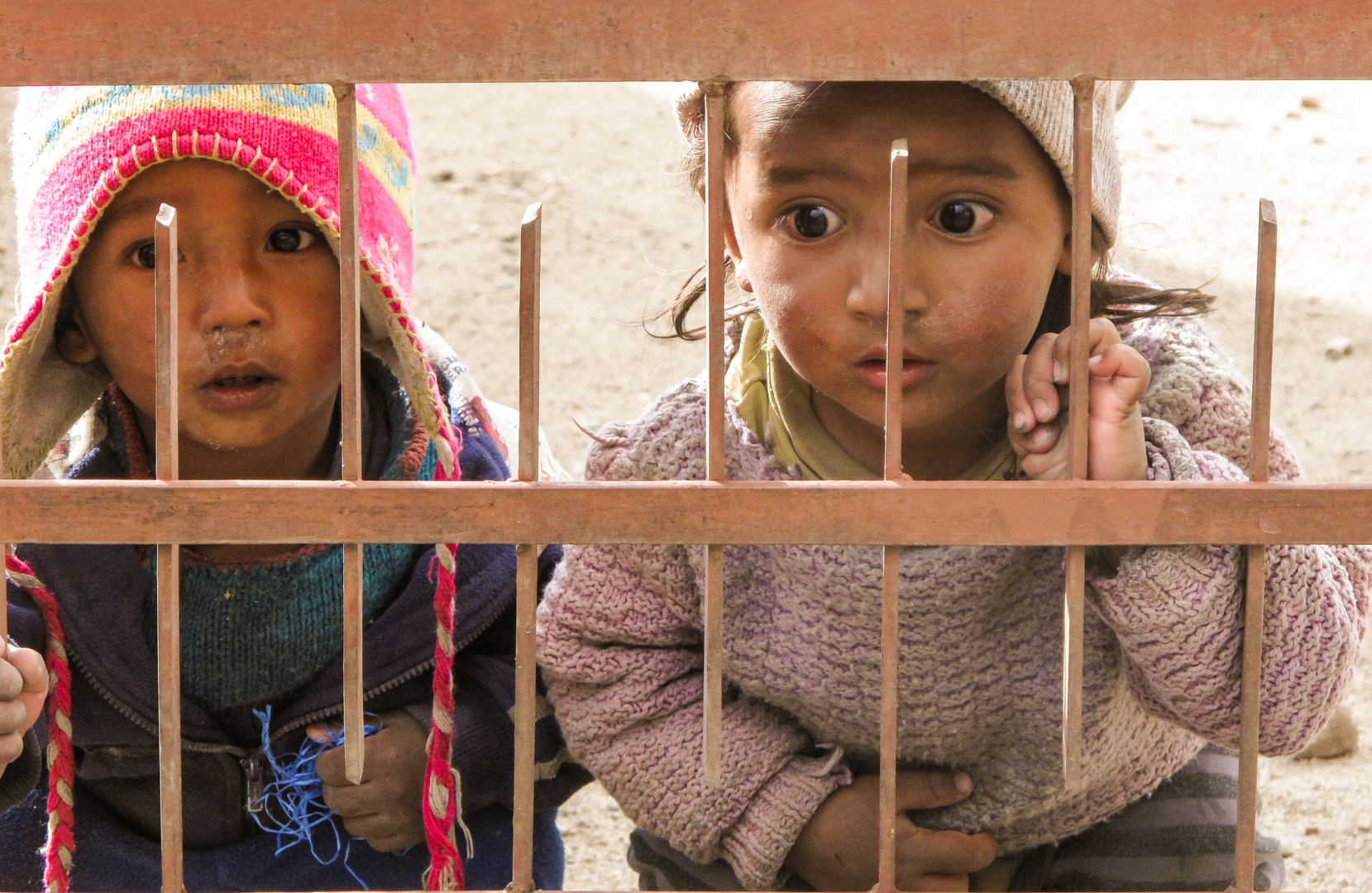 In einem Indischen Hinterhof (Leh-Ladakh)