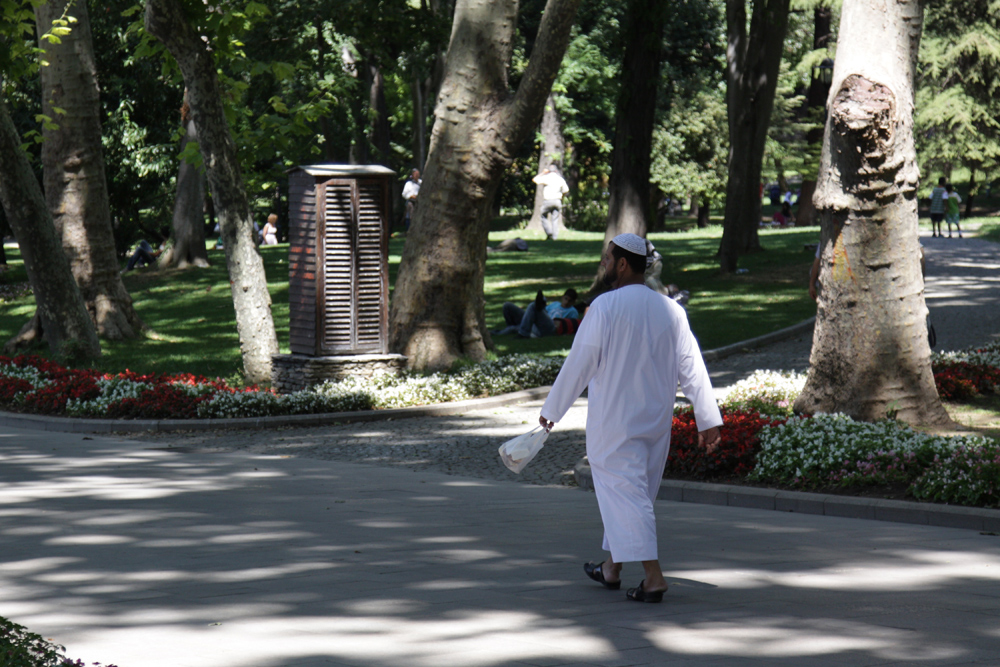 in einem istanbuler park