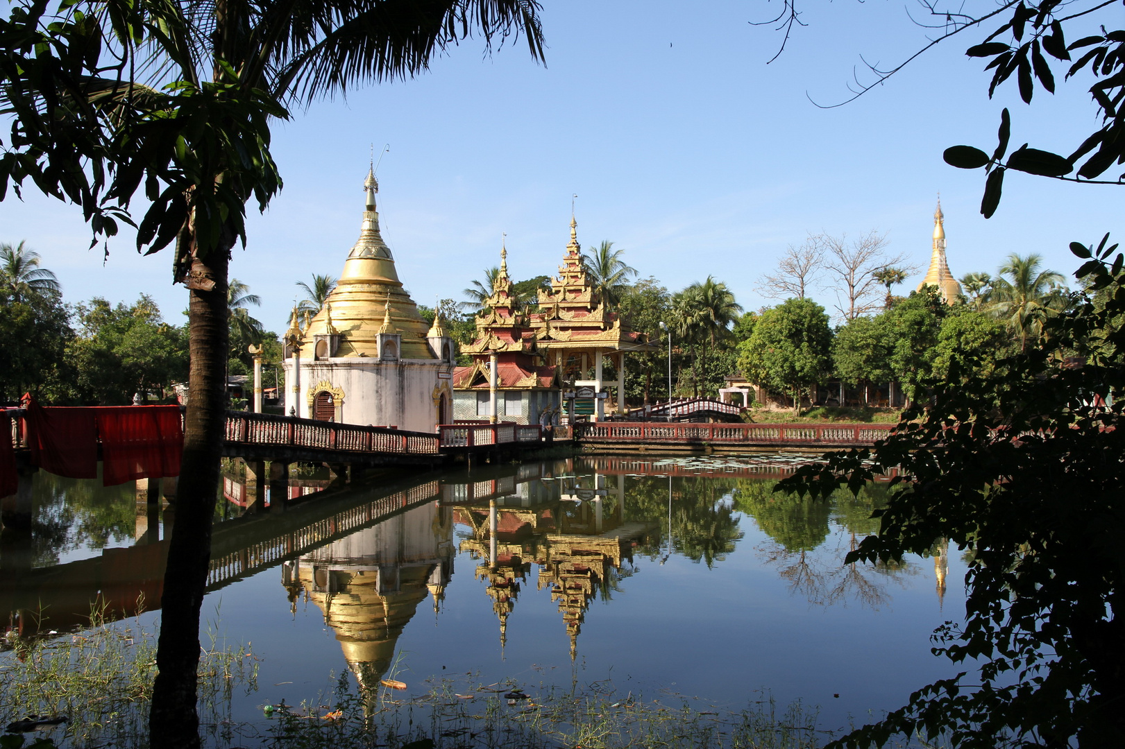 in einem Kloster in Bago Myanmar