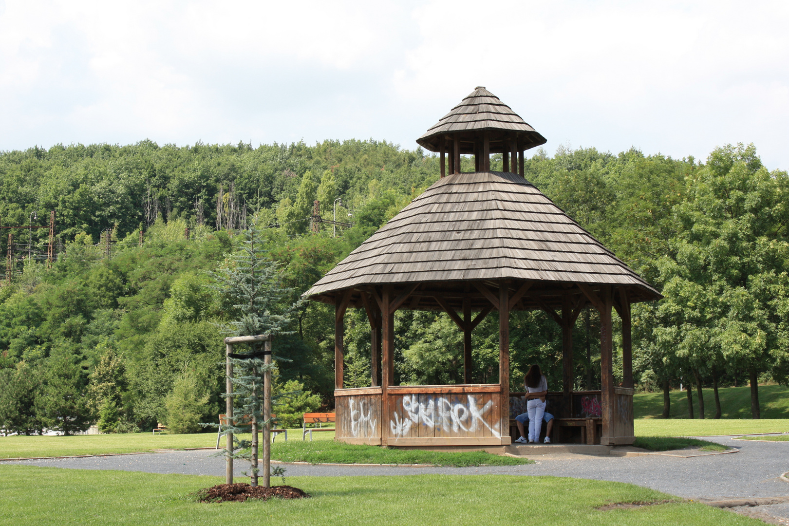 In einem Park in Prag I