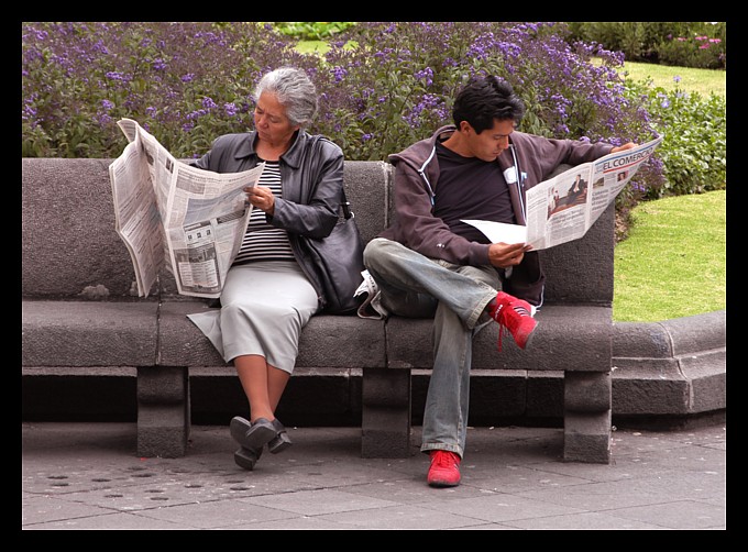 IN EINEM PARK IN QUITO EQUADOR