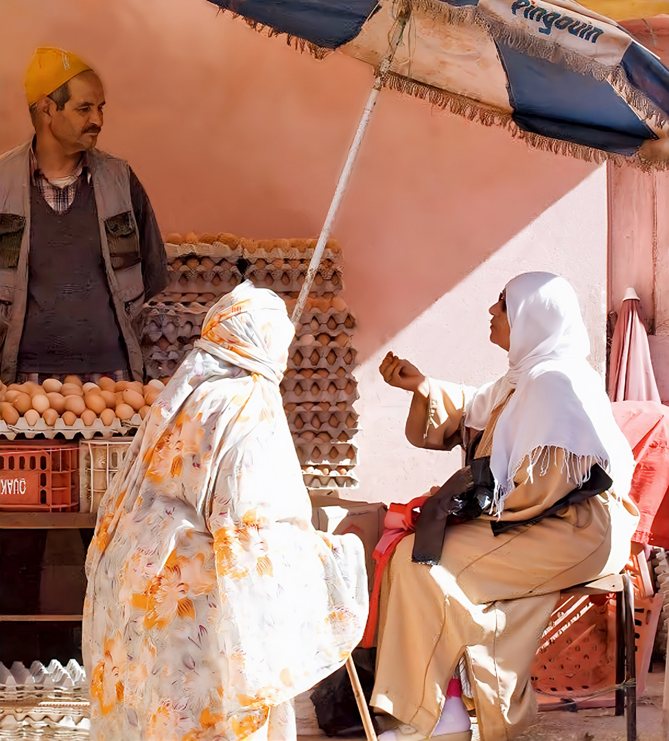 in einem Souk in Agadir, Marokko