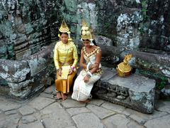 in einem Tempel Kambodscha