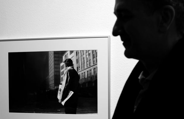 In einer Ausstellung