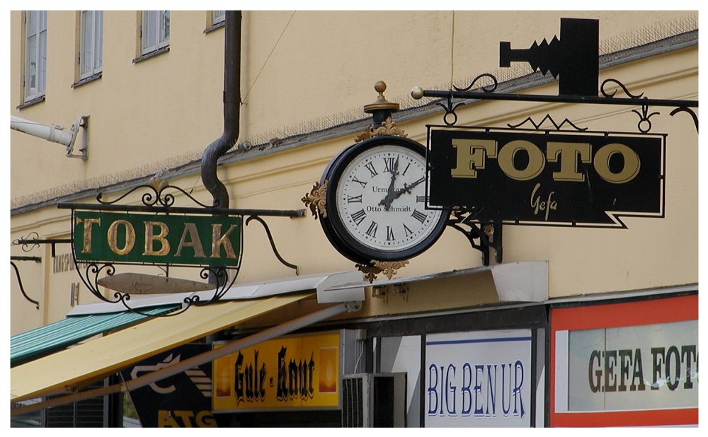 In einer Gasse in Göteborg