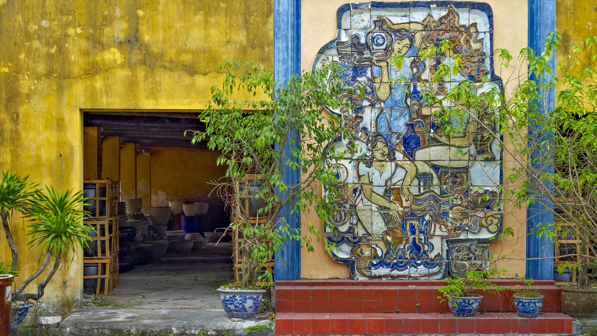 In einer Pottery in Vietnam