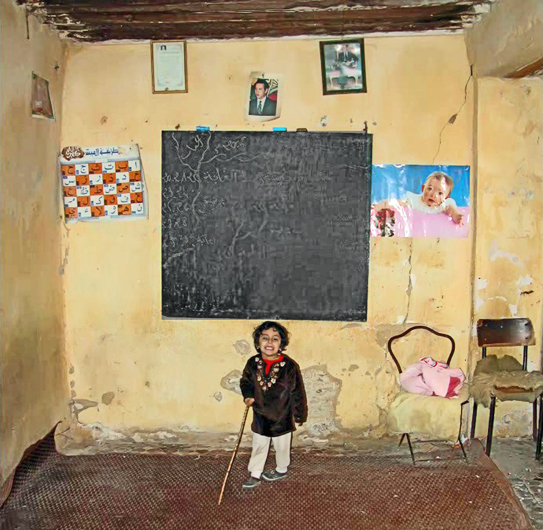in einer Schule für Vorschulkinder, Fes, Marokko