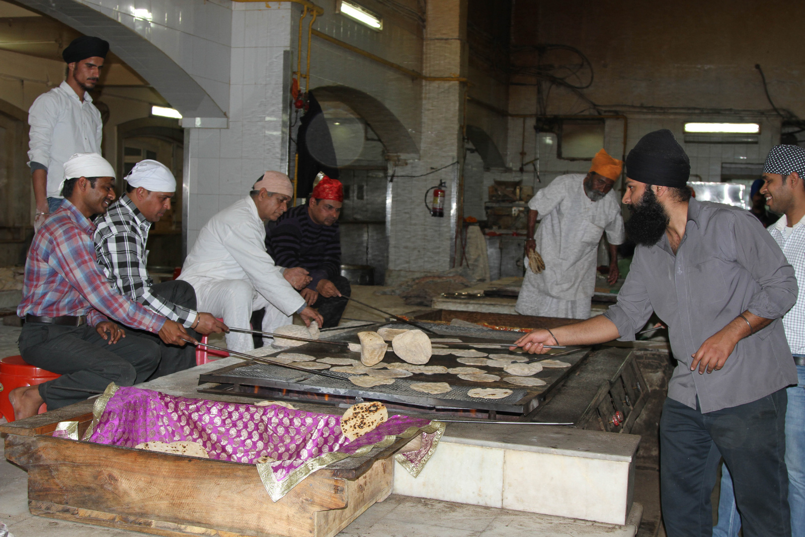 In einer Sikh-Küche