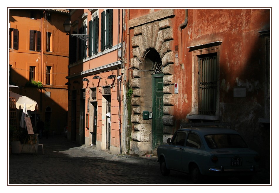 In einer Straße Roms