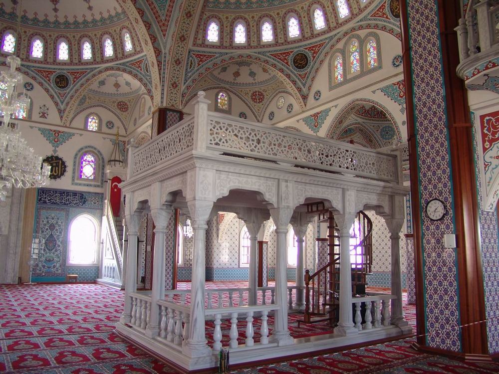 In einer türkischen Moschee