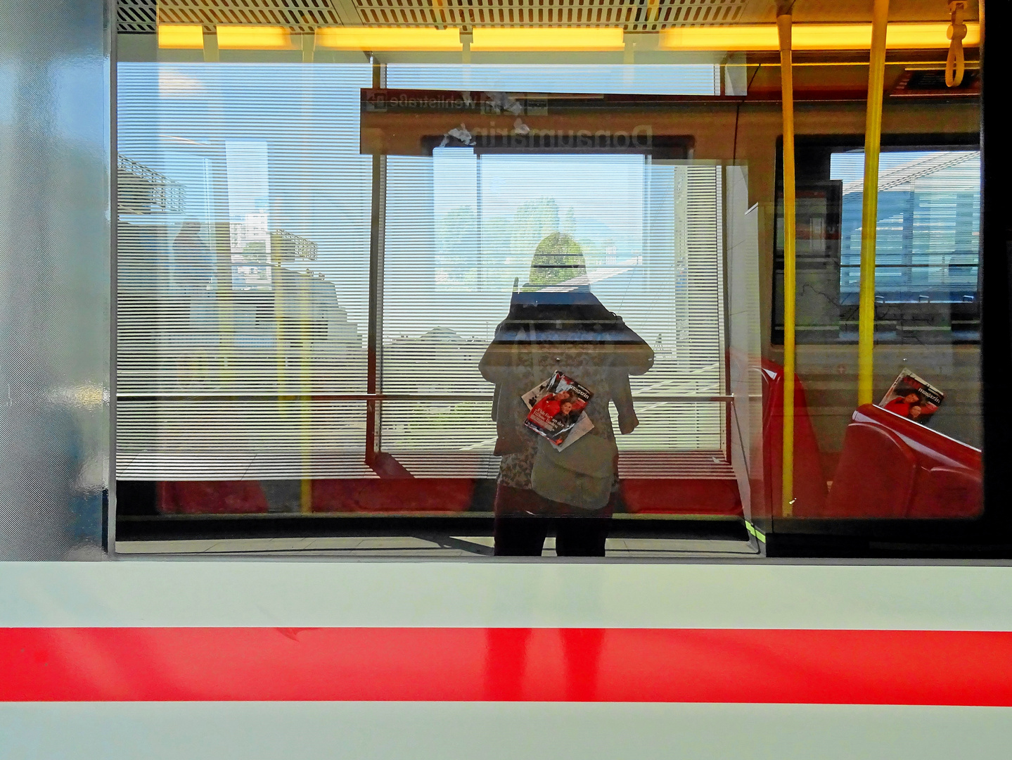 in einer U-Bahn-Station