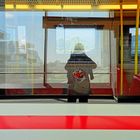 in einer U-Bahn-Station