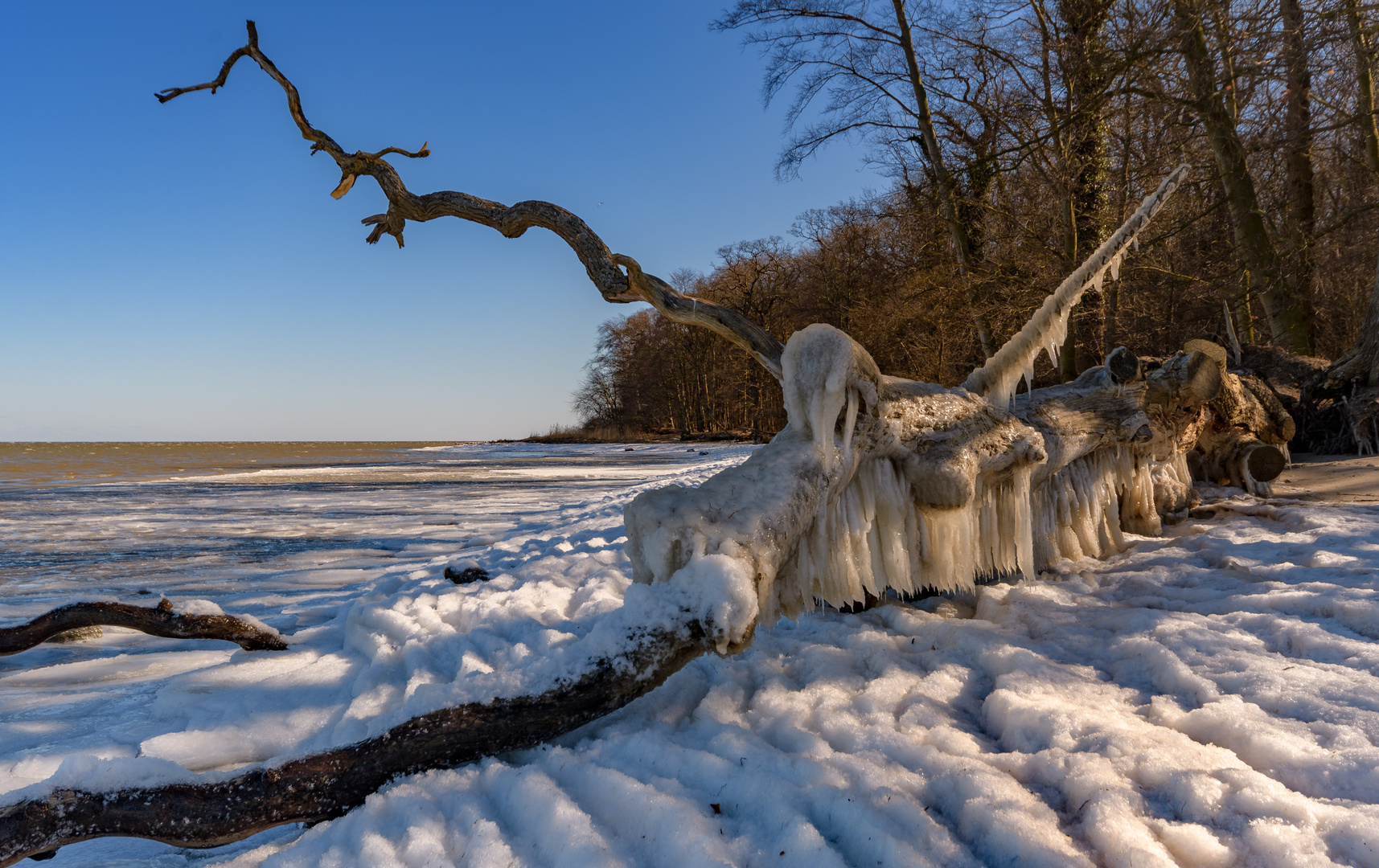 In Eis und Schnee gebettet