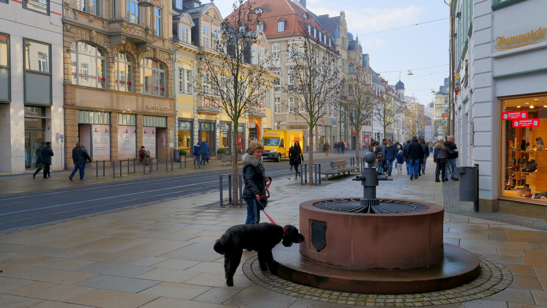 in Erfurt, 2 (mit Wicky-Emily)