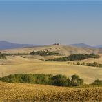 In Fahrtrichtung Pienza