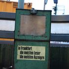 In Frankfurt die meisten Leser, die meisten Anzeigen.