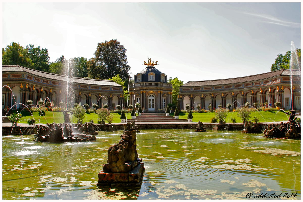 In front of Eremitage Bayreuth