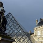 in front of Louvre, Paris