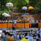 In front of the altar in Pura Ratu Niang Sakti