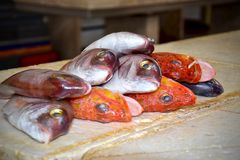 In Funchal im Mercado des Lavradores (Fischabteilung)