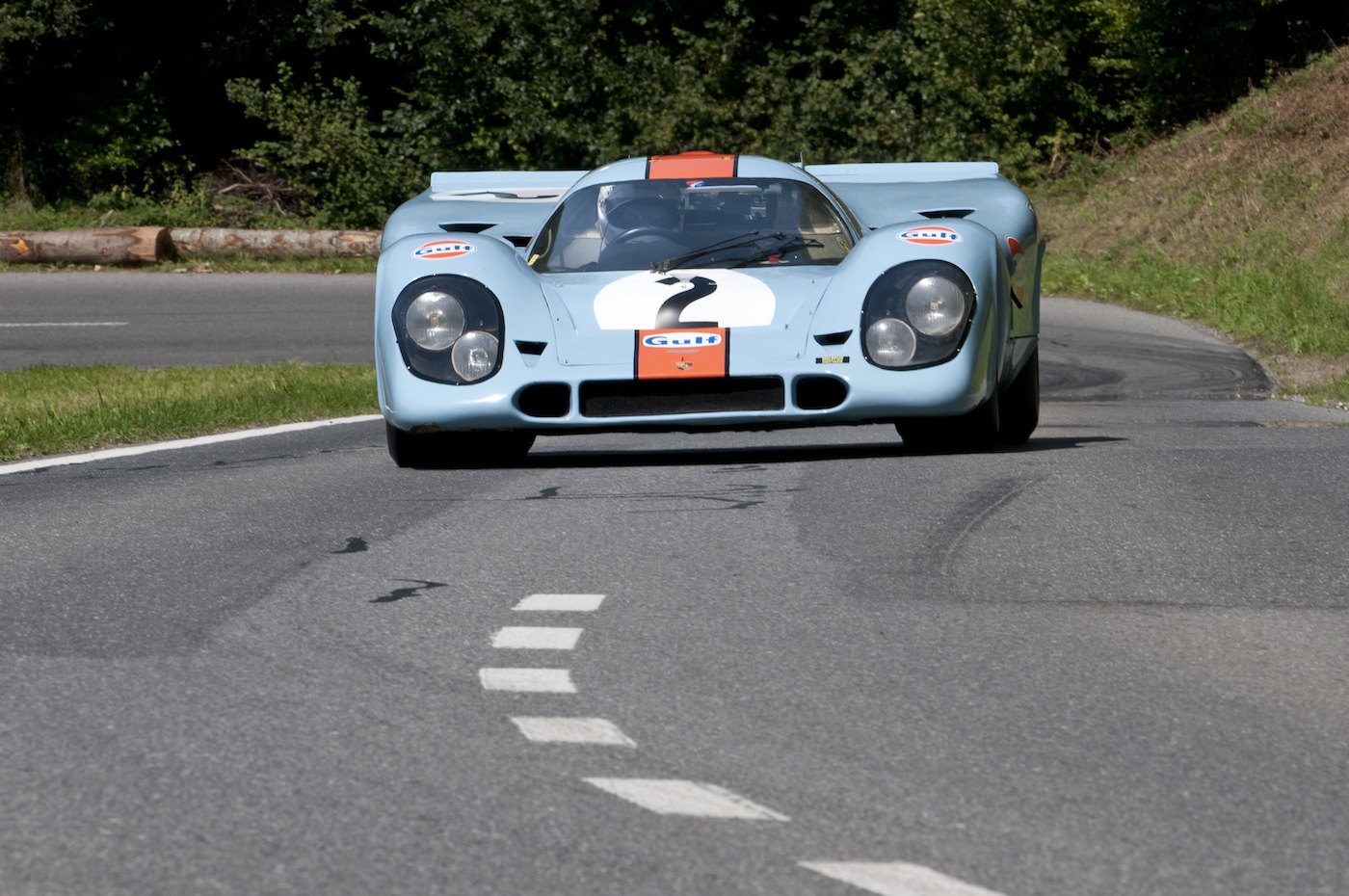 In Gedanken bei Jo Siffert: Porsche 917 KH 1970 an der 5. Bergprüfung in Altbüron, Luzern, Schweiz