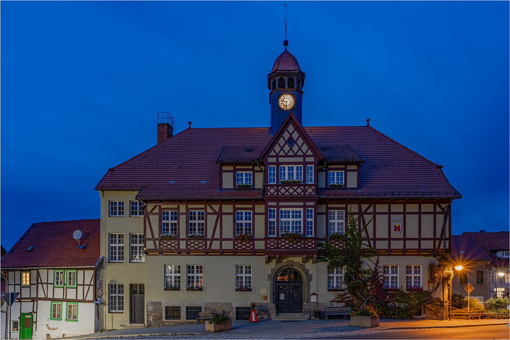 In Gernrode das Rathaus