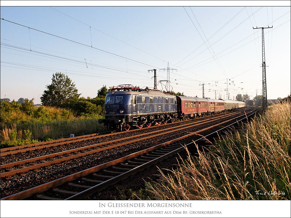 In gleißender Morgensonne