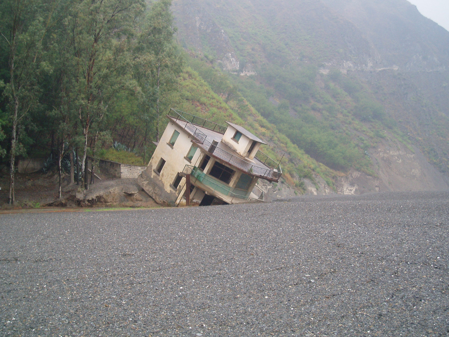 In God's Country - Station Swallowed by Debris Flow