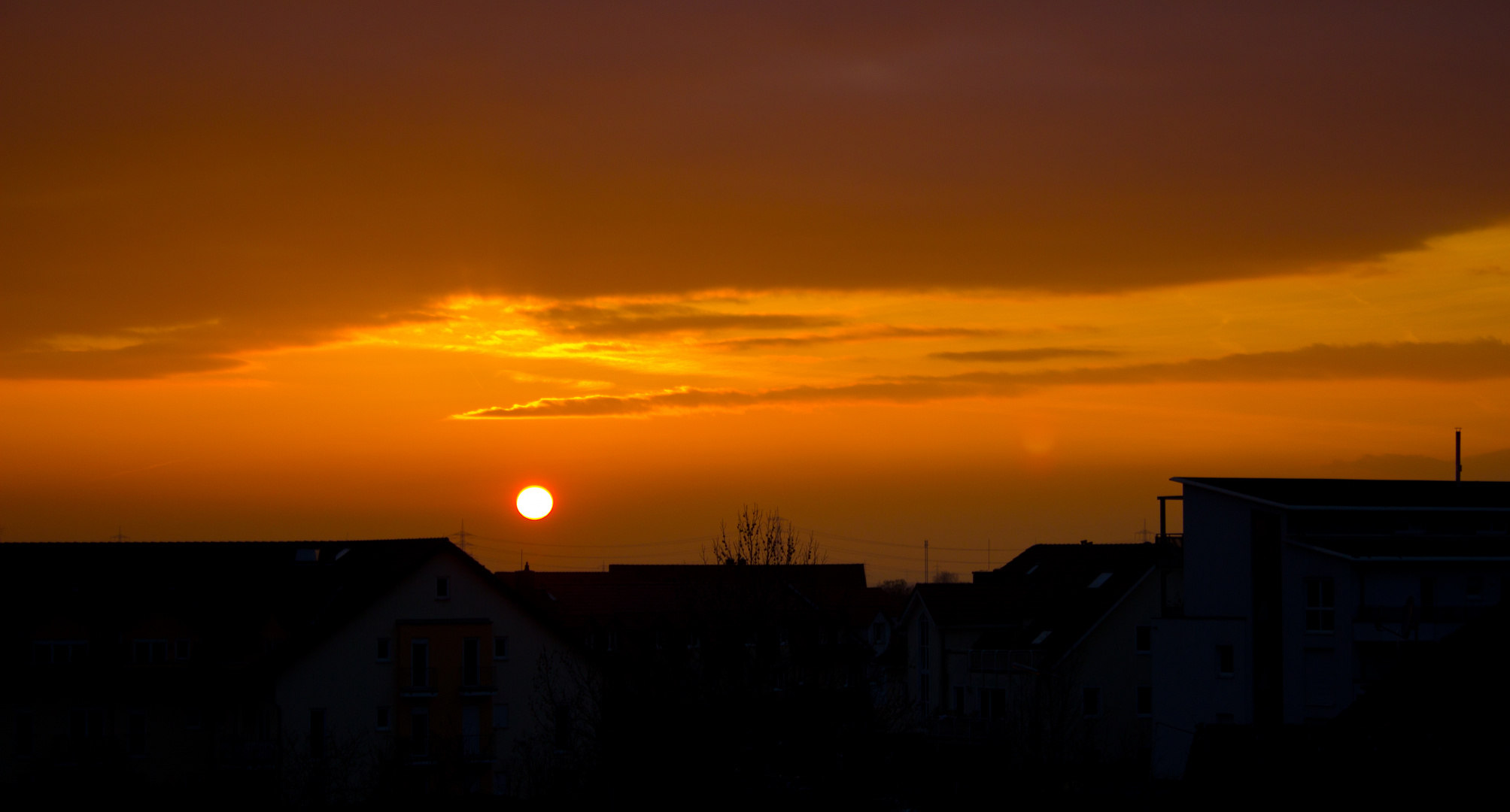 In Gräfenhausen geht die Sonne unter