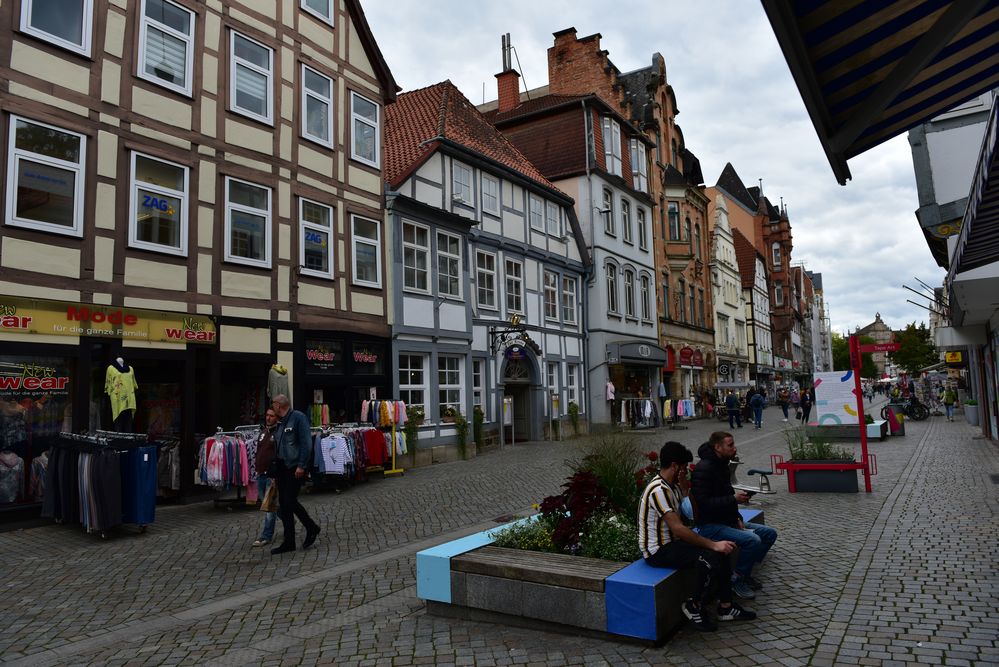 In Hameln leben auch Menschen und es gibt schöne Huser.DSC_3820