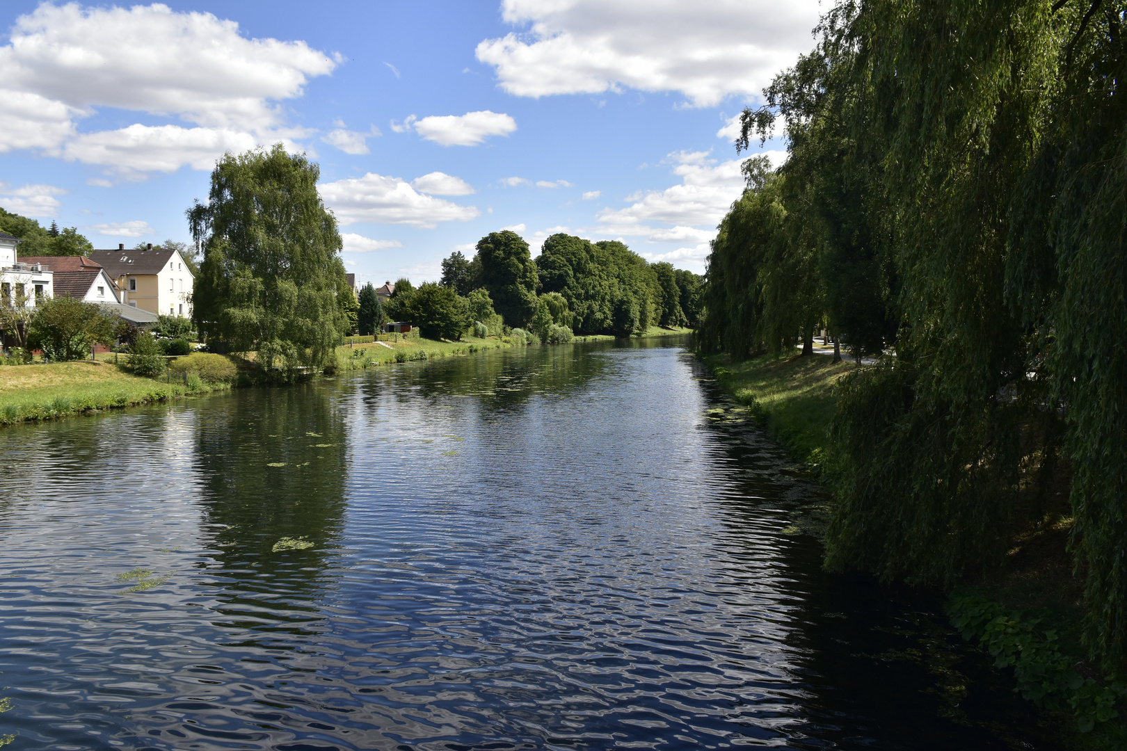 in Herford am Fluss Werre