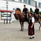 In historischen Gewänder