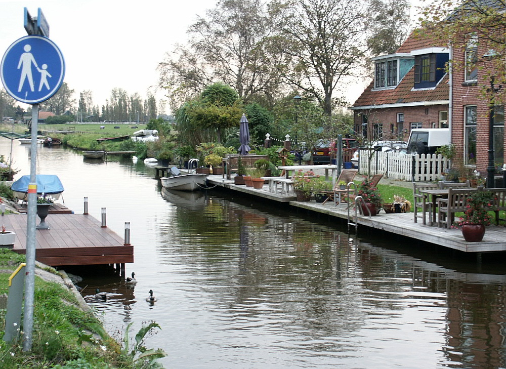 In Holland lebt man am Wasser...