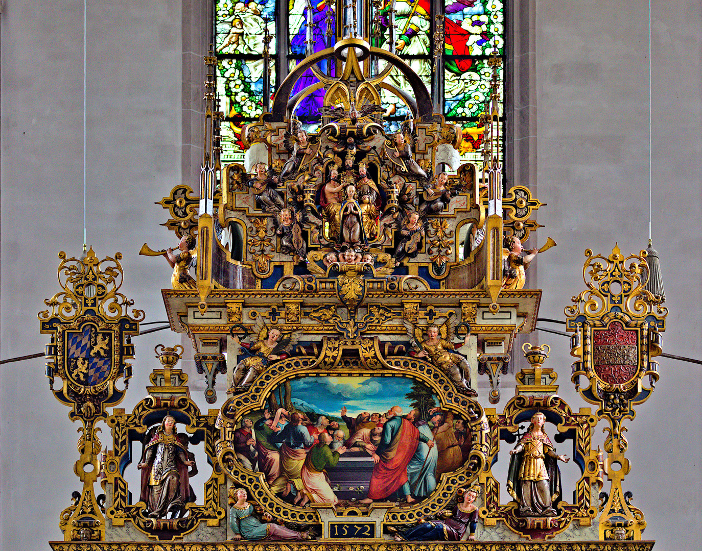 IN Ingolstadt Muenster Altar Teilansicht 21HE0455